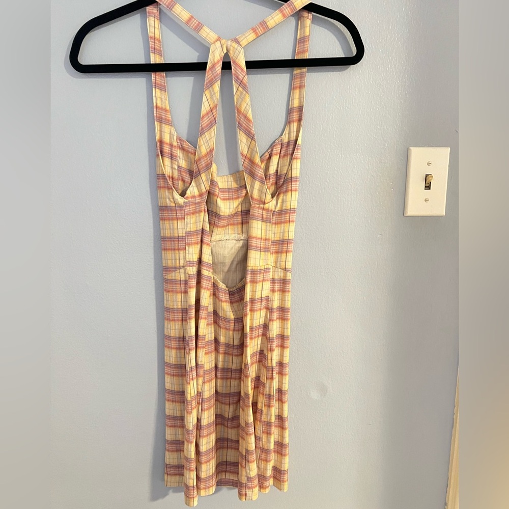 Plaid Sundress with Strappy Back